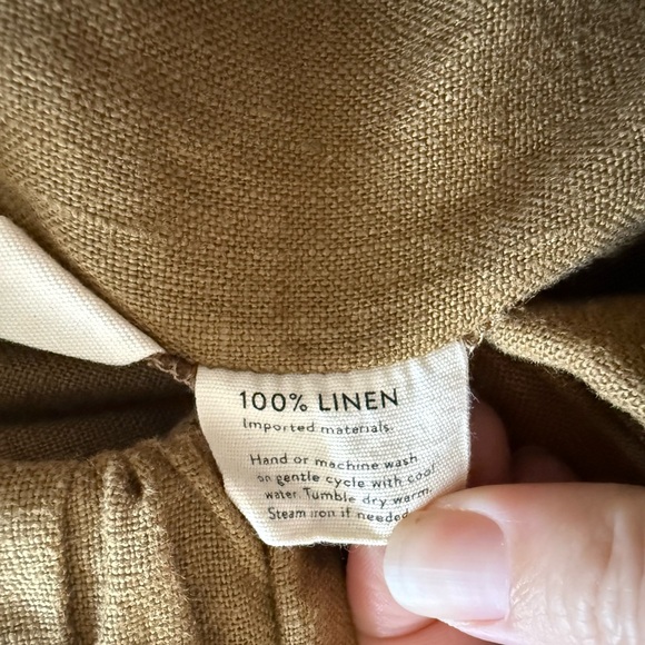 NWOT Elizabeth Suzann Linen Andy Trousers Sz L - Picture 6 of 10